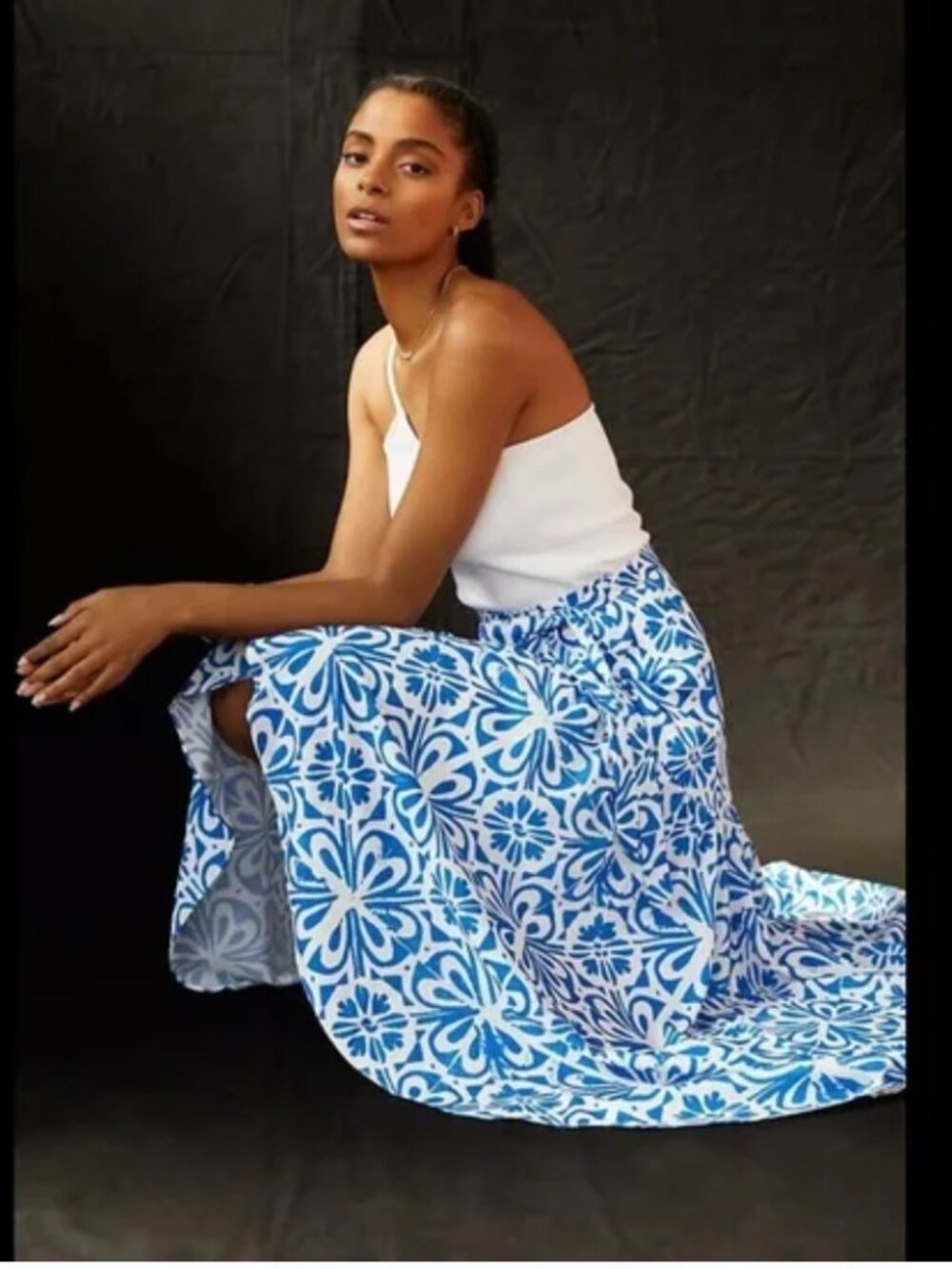 Anthropologie  Hutch Printed Wrap Maxi Skirt Large NWT - Picture 2 of 12